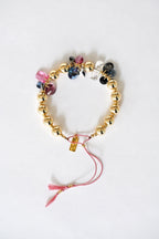 Abacus Row Moon Flower Bracelet - No. 14