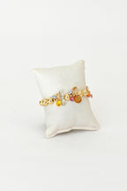 Abacus Row Moon Flower Bracelet - No. 15