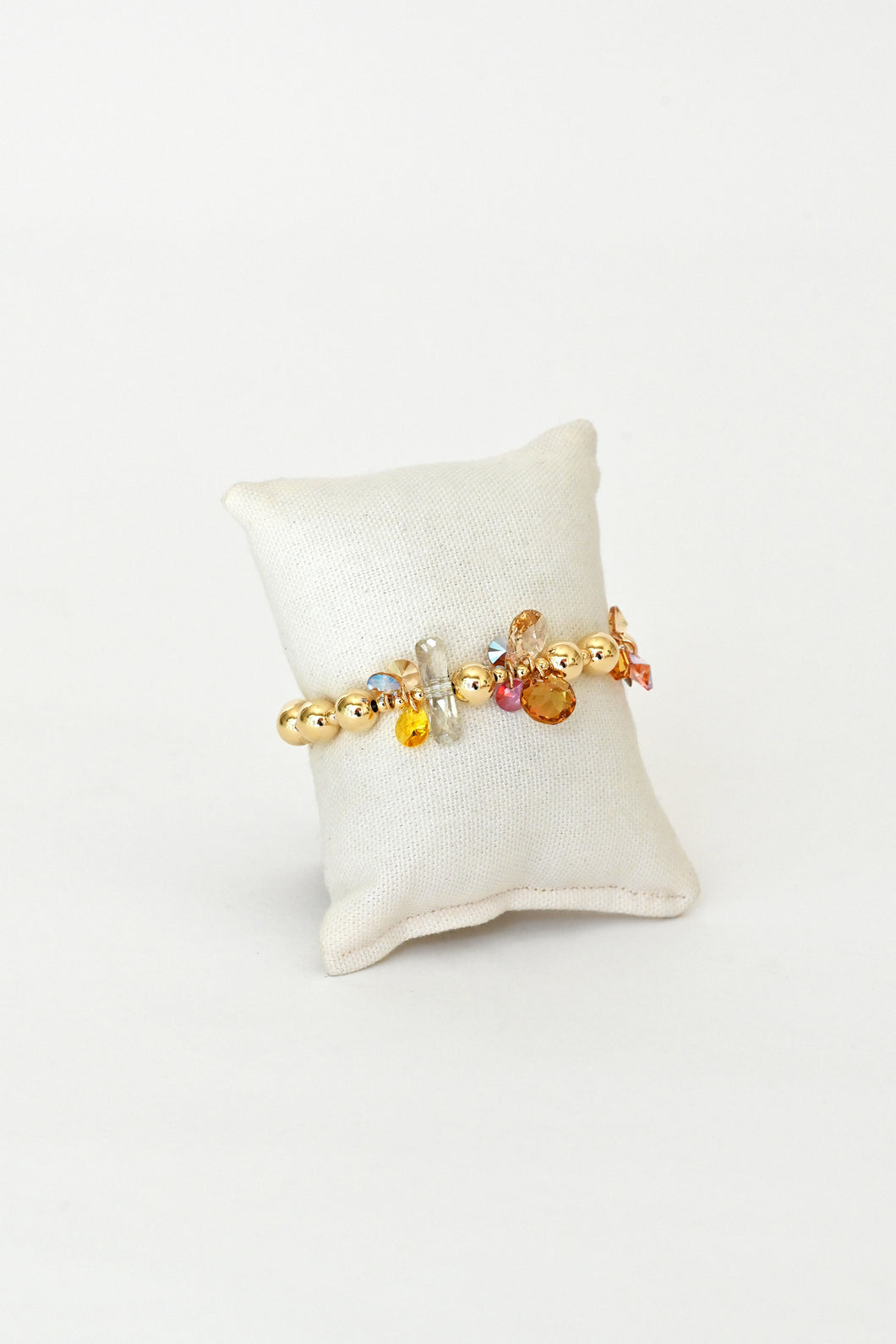 Abacus Row Moon Flower Bracelet - No. 15