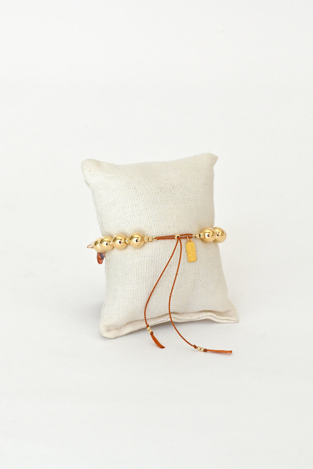 Abacus Row Moon Flower Bracelet - No. 15