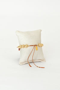 Abacus Row Moon Flower Bracelet - No. 15