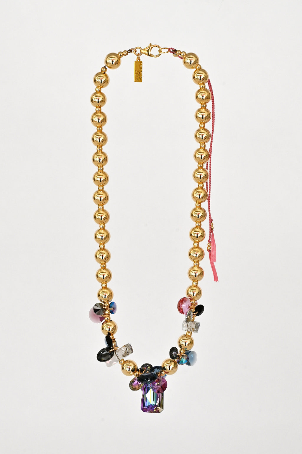 Abacus Row Moon Flower Necklace - No. 14
