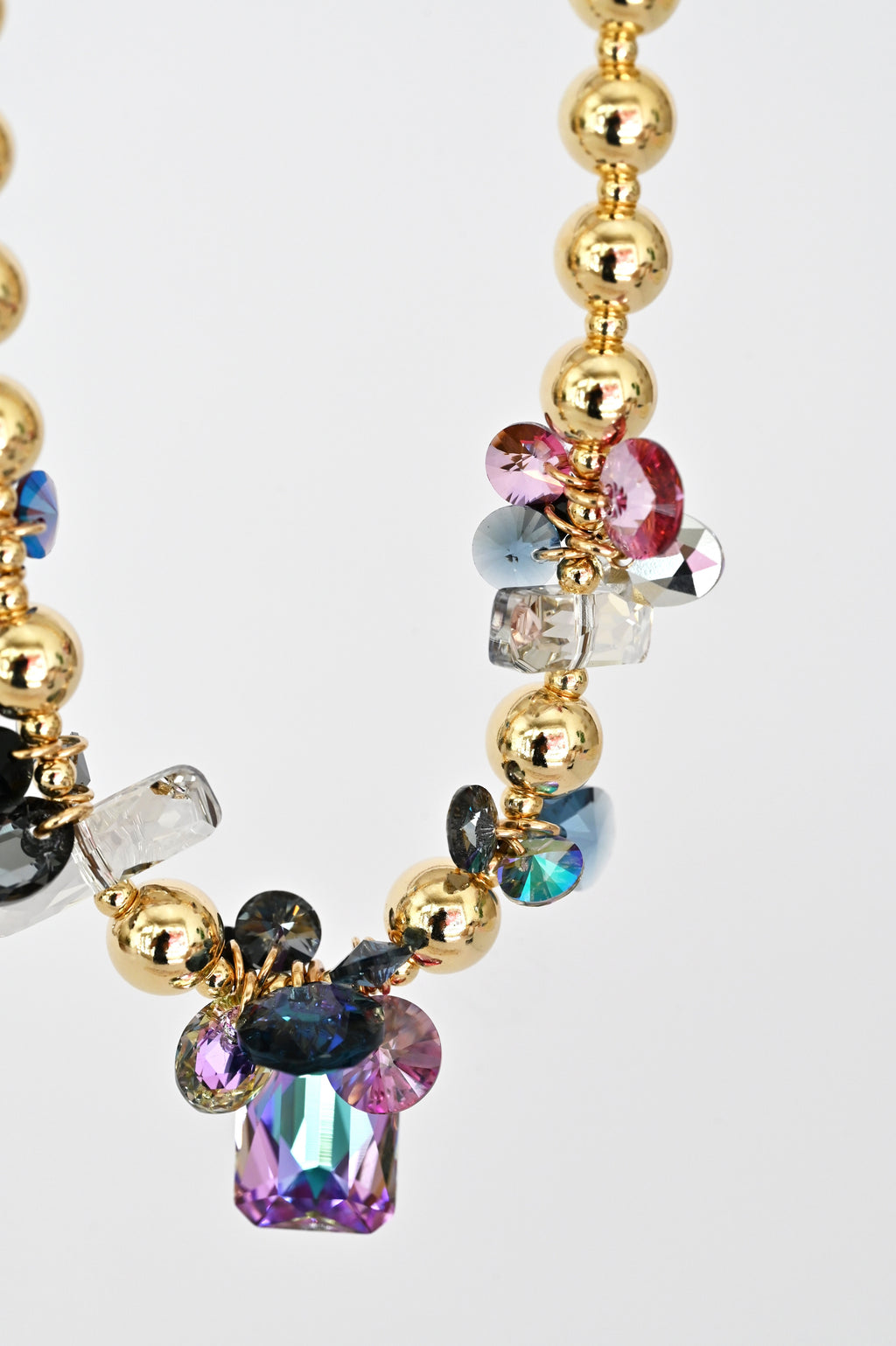 Abacus Row Moon Flower Necklace - No. 14