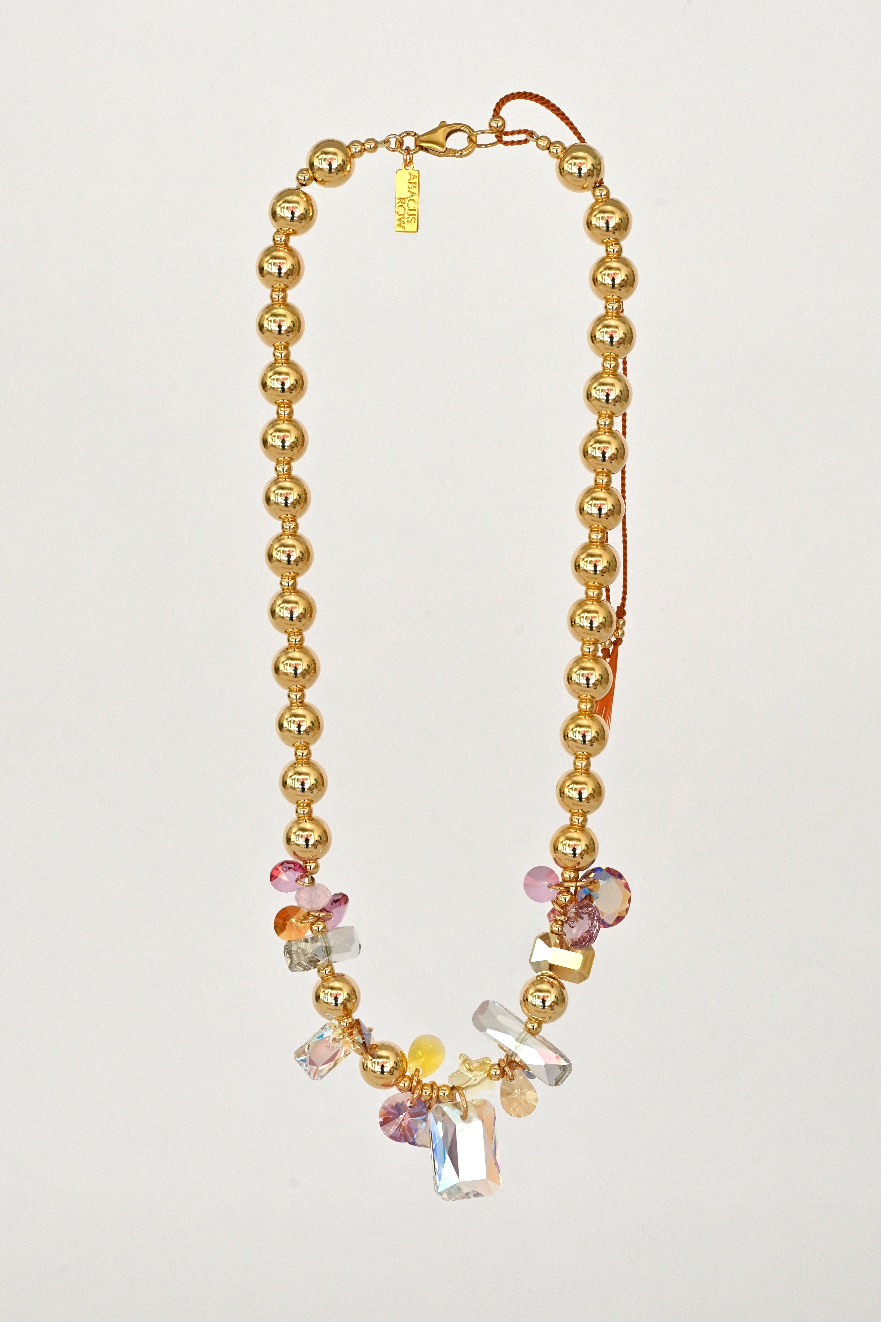 Abacus Row Moon Flower Necklace - No. 15