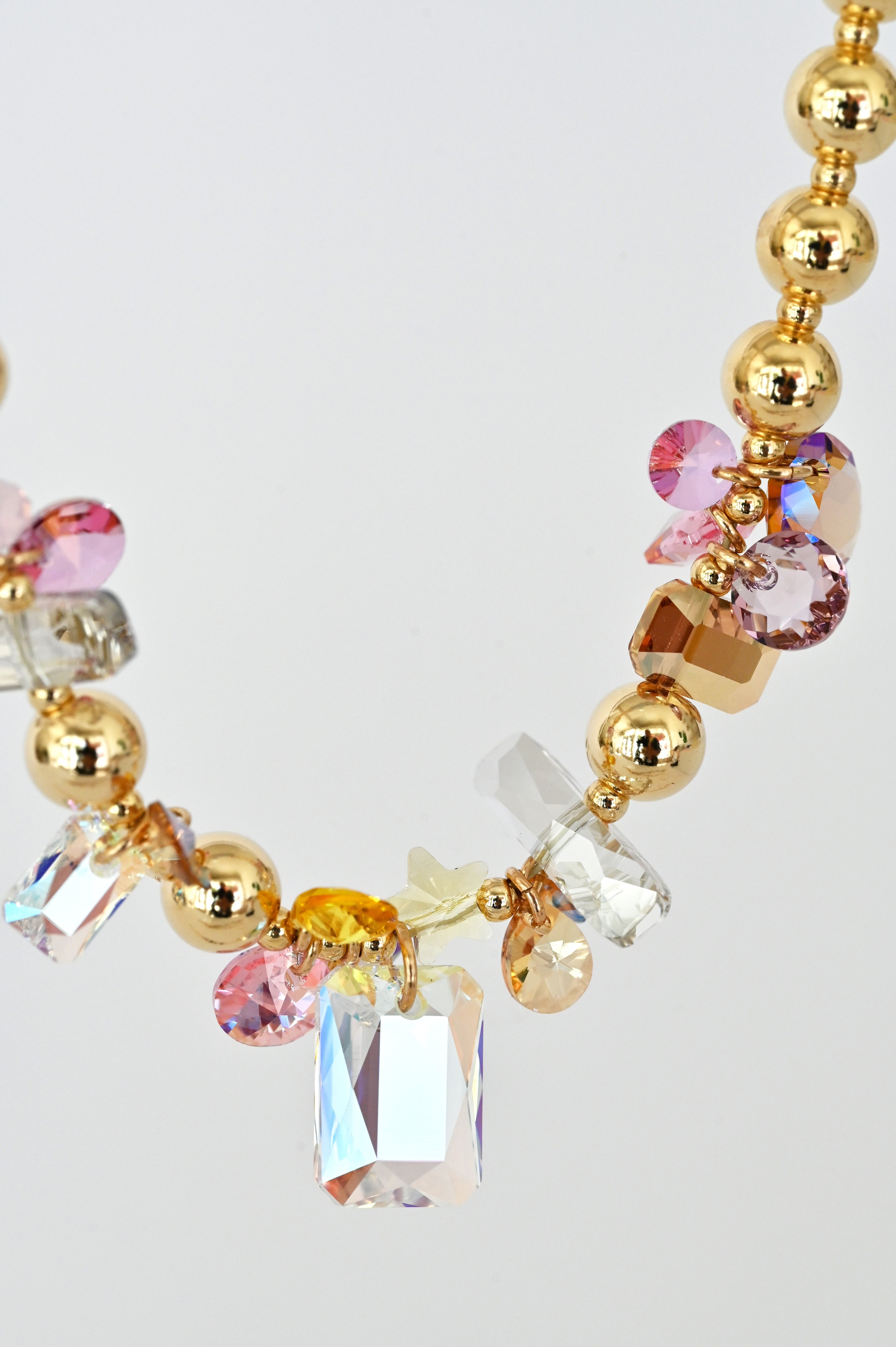 Abacus Row Moon Flower Necklace - No. 15