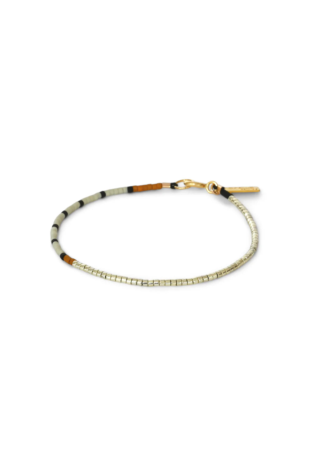 Abacus Row Nootka Bracelet - Tundra, 6.5"