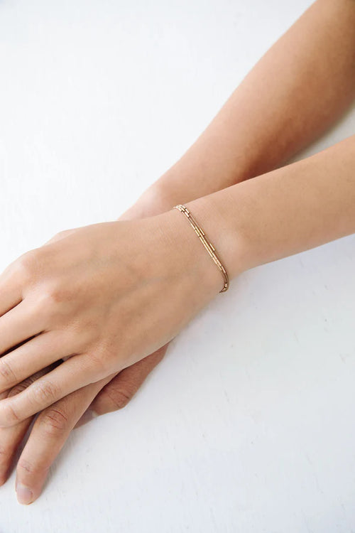 Abacus Row Orion Bracelet - Blush / 6.5"
