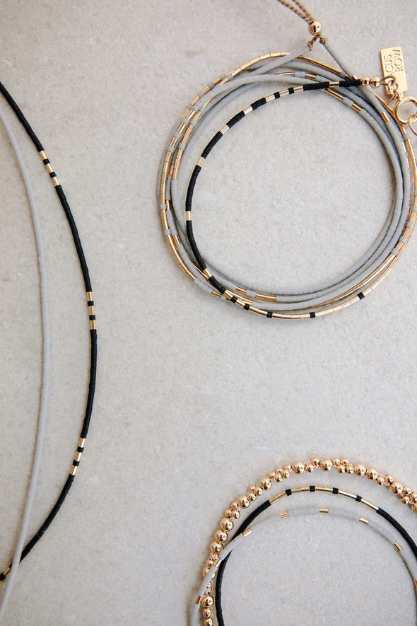 Abacus Row Rhea Bracelet - Ink / 7.0"