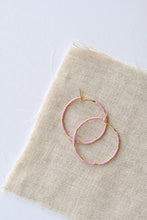 Load image into Gallery viewer, Abacus Row Callisto Hoops - Blossom
