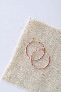 Abacus Row Callisto Hoops - Blossom