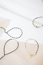 Abacus Row Hati Bracelet - Ink - M/L