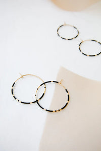 Abacus Row Pan Hoops - Ink