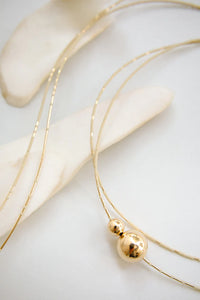 Abacus Row Sao Necklace - Oyster