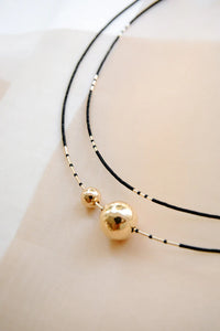 Abacus Row Carme Necklace - Ink