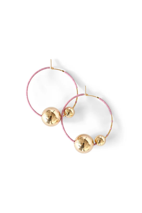 Abacus Row Kari Hoops - Blossom