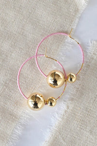 Abacus Row Kari Hoops - Blossom