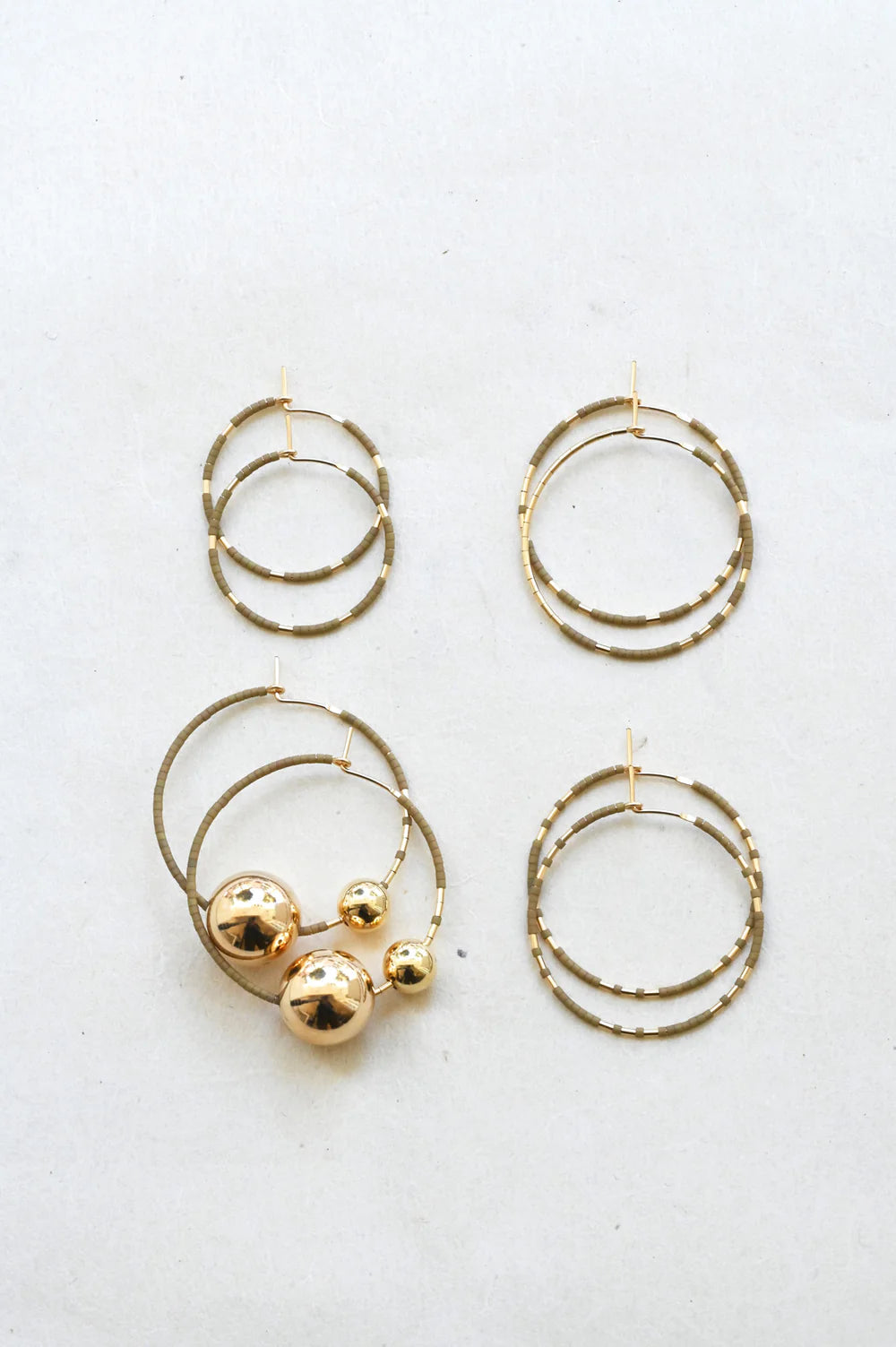Abacus Row Pan Earrings - Meadow