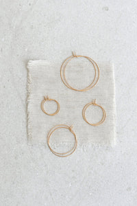 Abacus Row Simple Hoops -Tiny