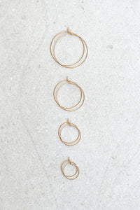 Abacus Row Simple Hoops -Tiny