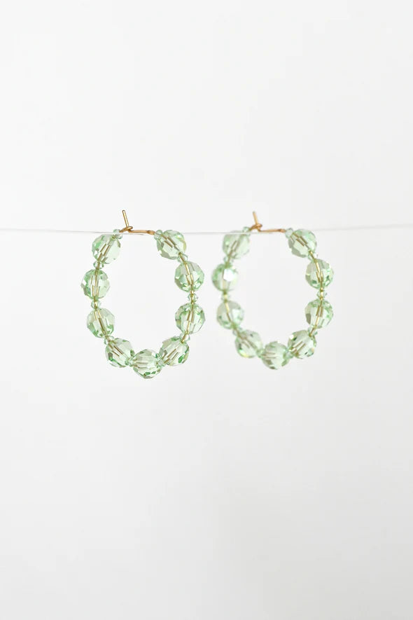 Abacus Row Snow-in-Summer Earrings