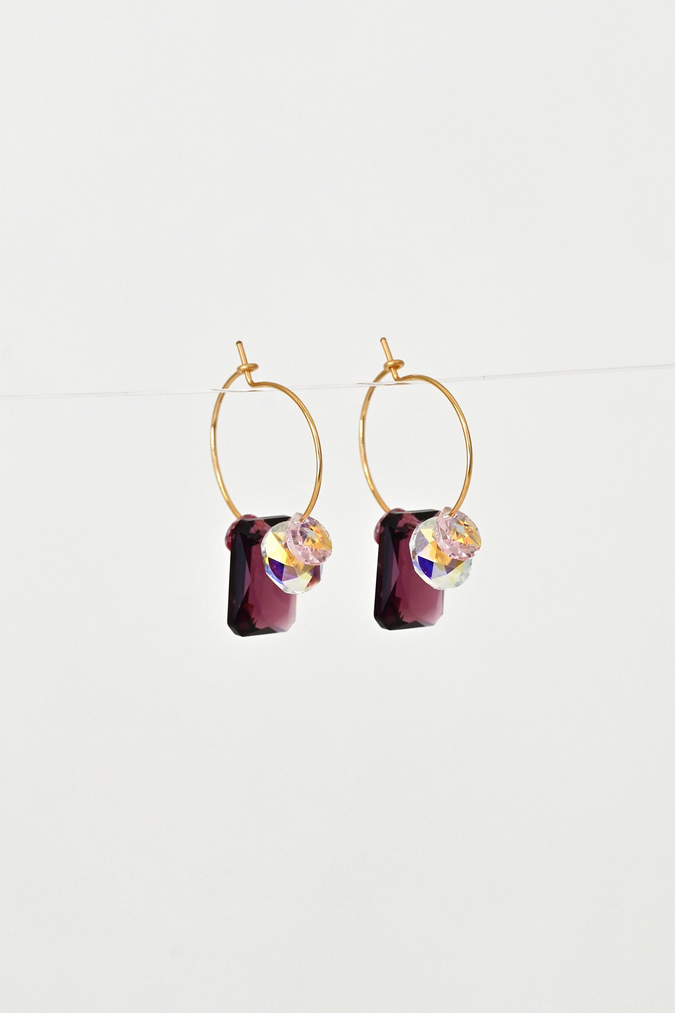 Abacus Row Sweet Pea Earrings - No. 35