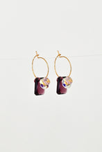 Load image into Gallery viewer, Abacus Row Sweet Pea Earrings - No. 35

