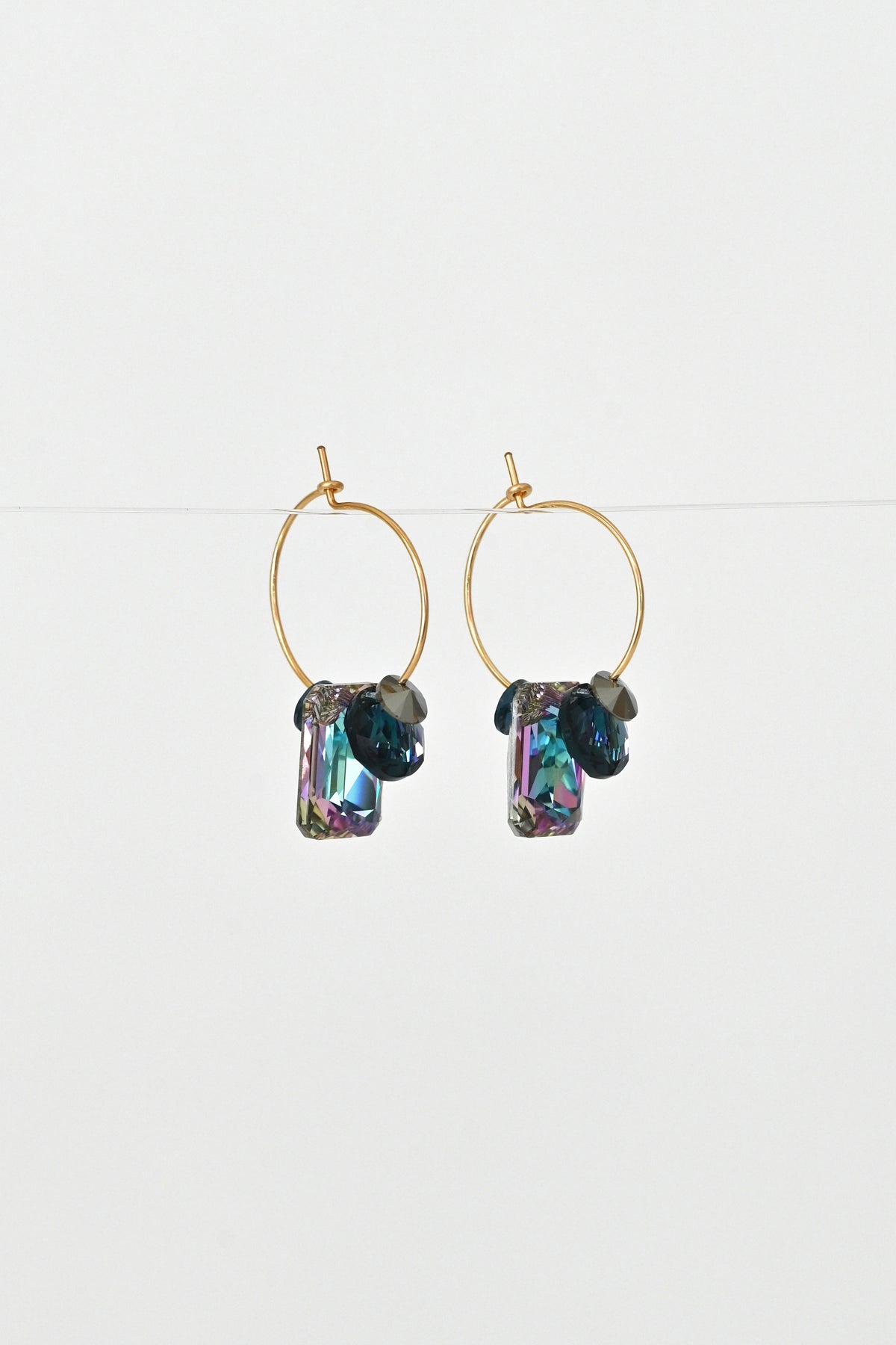 Abacus Row Sweet Pea Earrings - No. 37*