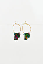 Load image into Gallery viewer, Abacus Row Sweet Pea Earrings - No. 40*
