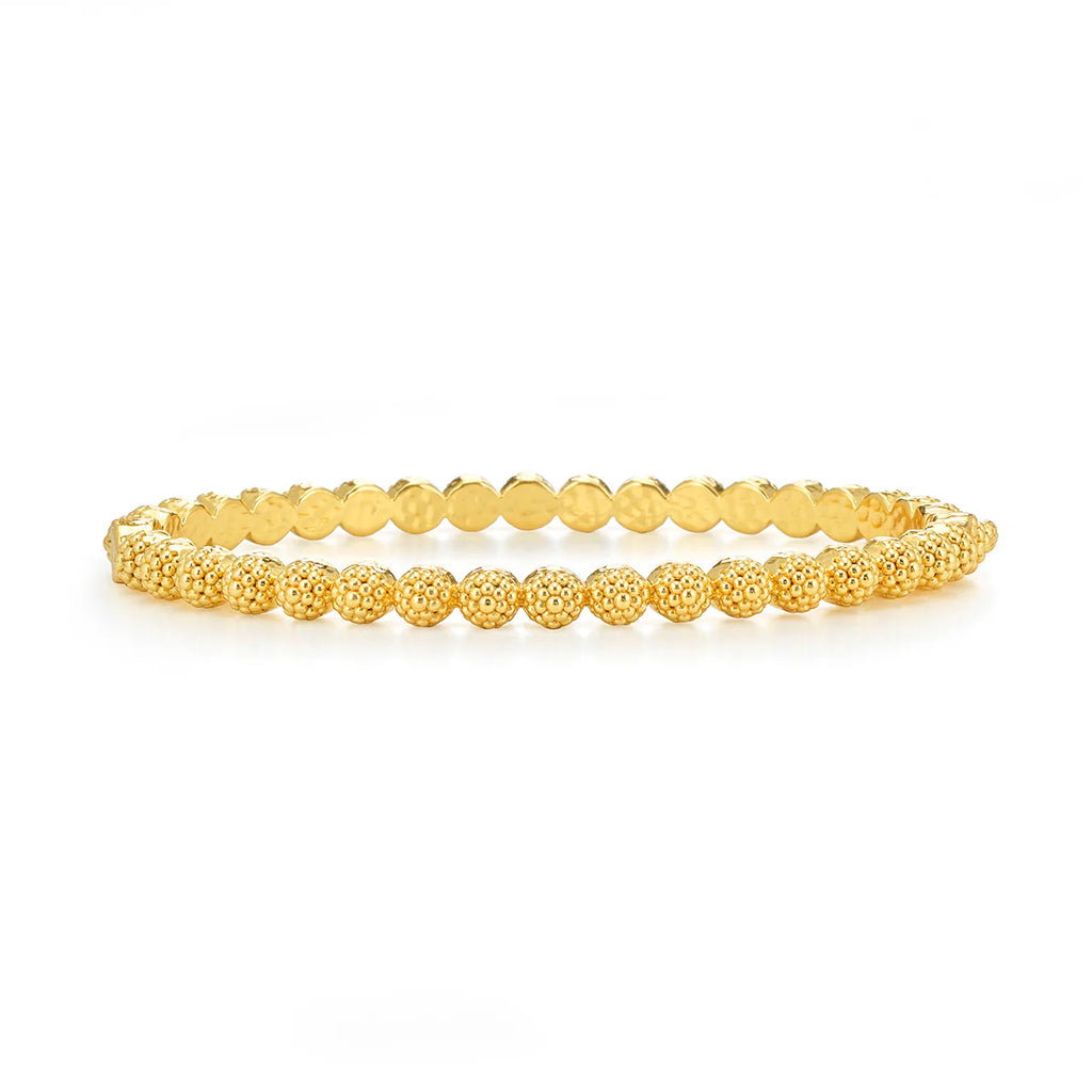 Capucine De Wulf Berry Eternity Petite Hinged Bangle - Gold