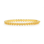 Capucine De Wulf Berry Eternity Petite Hinged Bangle - Gold