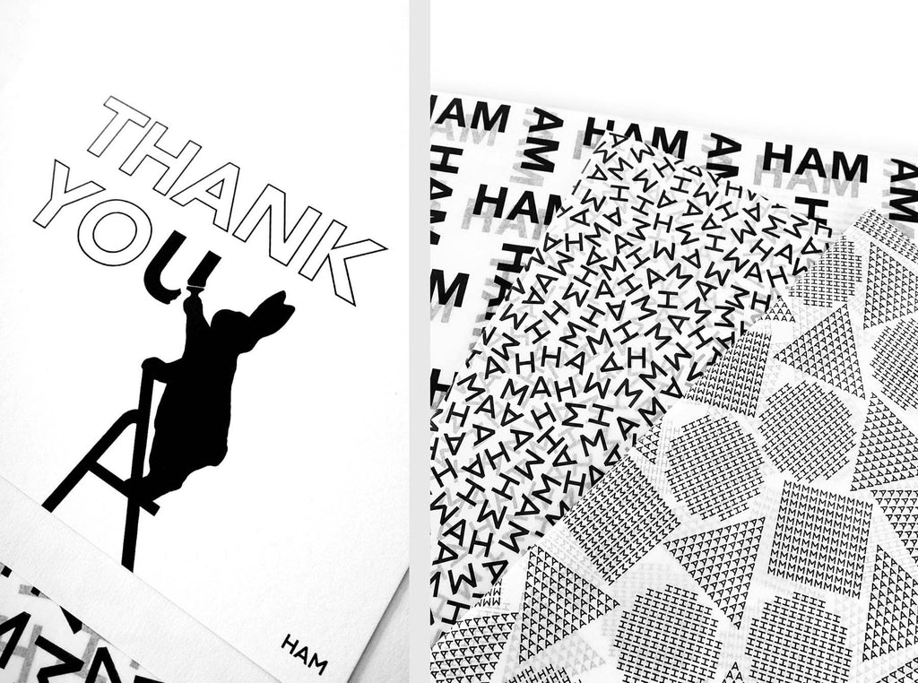 HAM - Christmas Shopping Rabbit Card