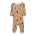 Milkbarn Organic Cotton Zipper Pajama | Alpaca