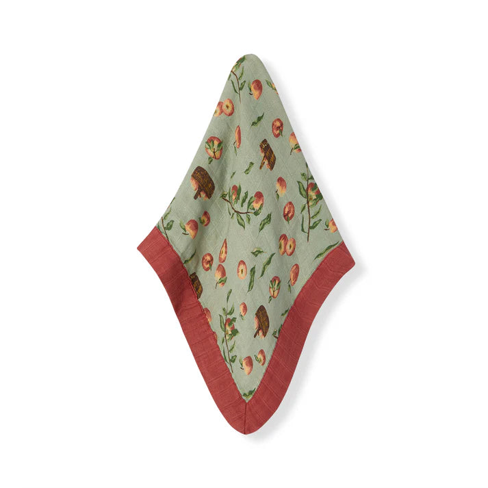 Milkbarn Bamboo Mini Lovey Security Blanket | Apple Orchard