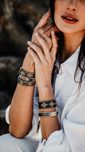 Etkie Native American Made Cuff - Cactus | Large