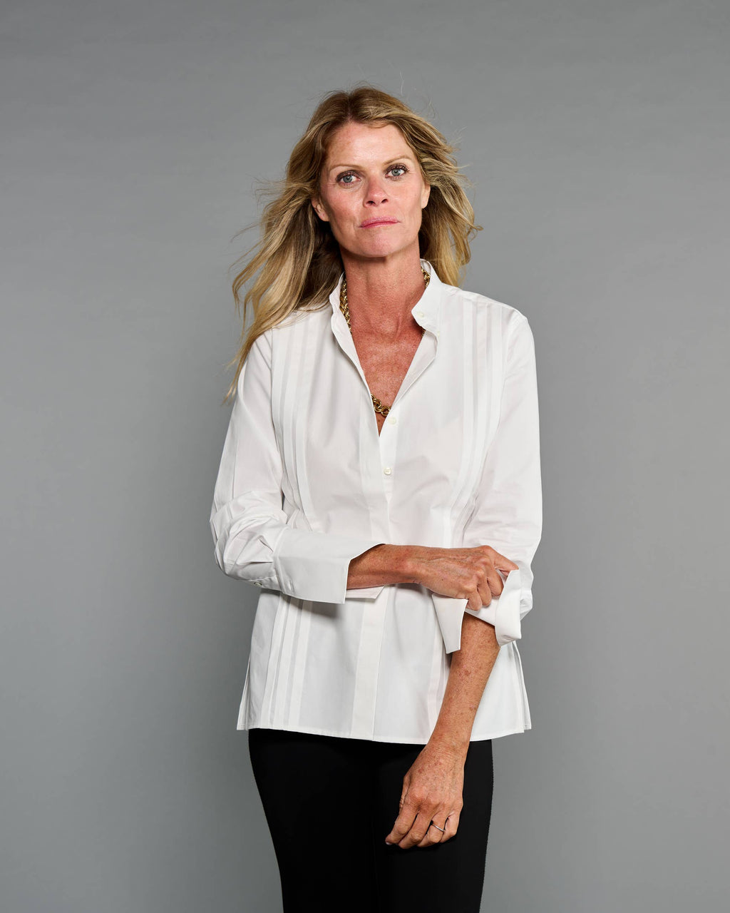 Claridge + King - The Annie Shirt in Crisp White: L