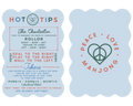 Peace Love Mahjong - Mahjong Tile Shufflers + Hot Tips/Set of Two: Blue