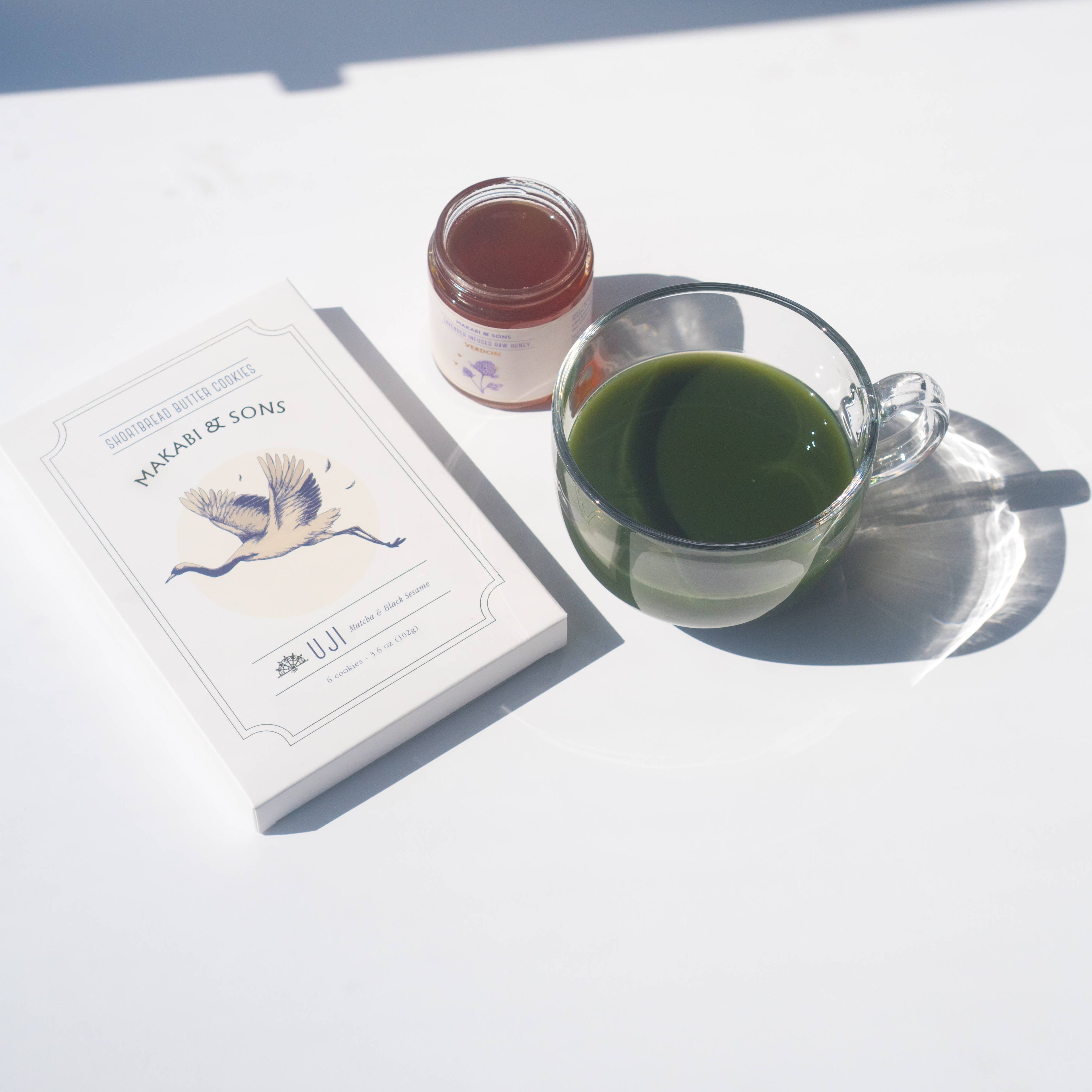 Makabi & Sons - Matcha Toasted Black Sesame Cookies - Uji