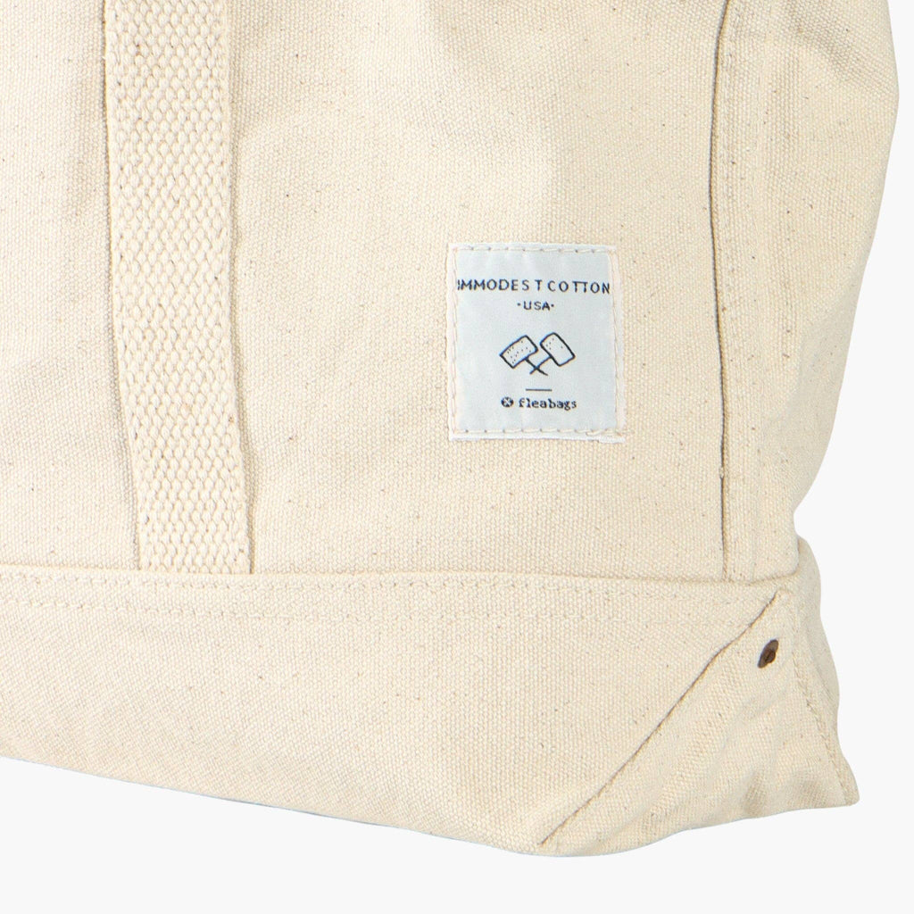 IMMODEST COTTON - Small East West Tote | Natural
