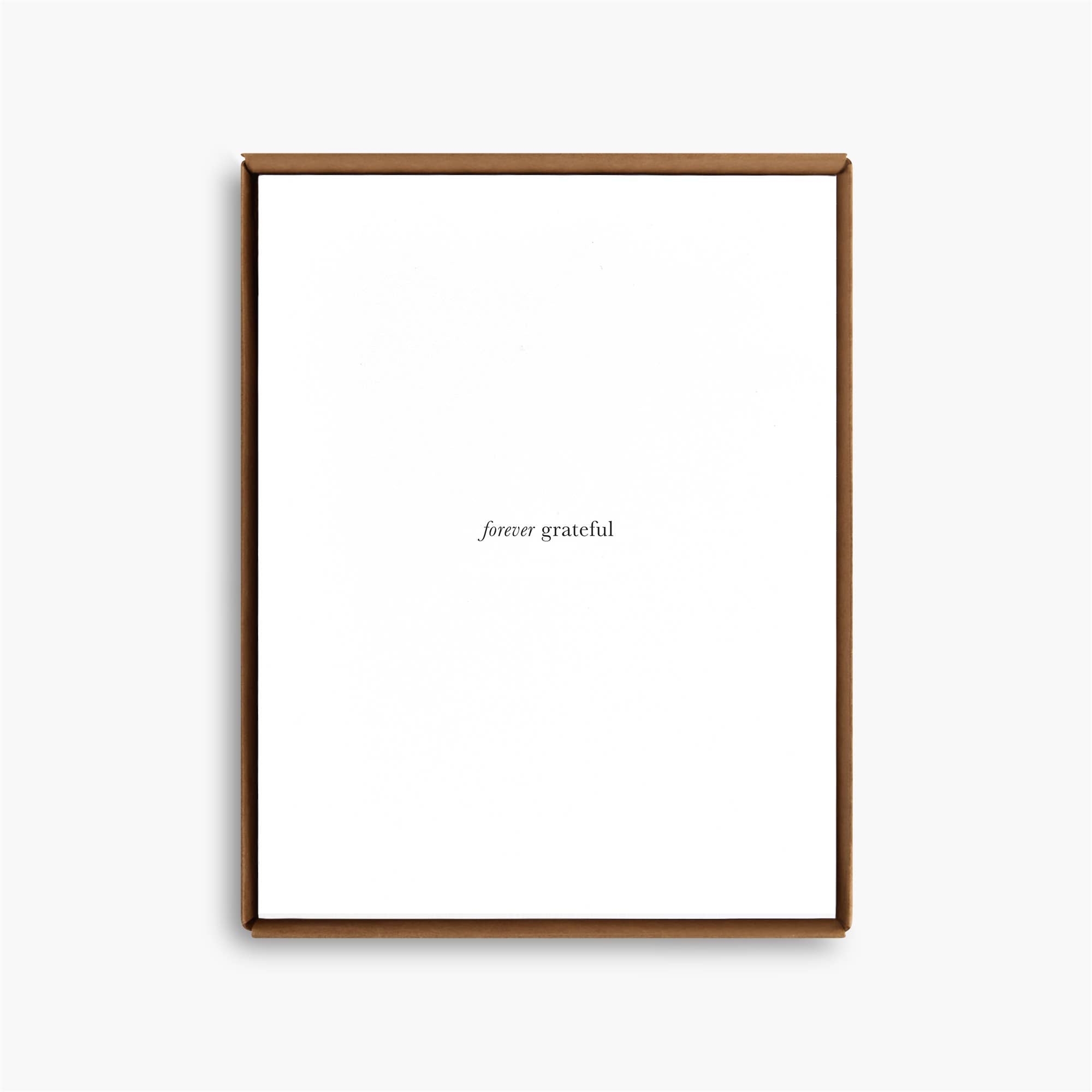Souvenir Stationery - Forever Grateful - Boxed Cards | Set of 6
