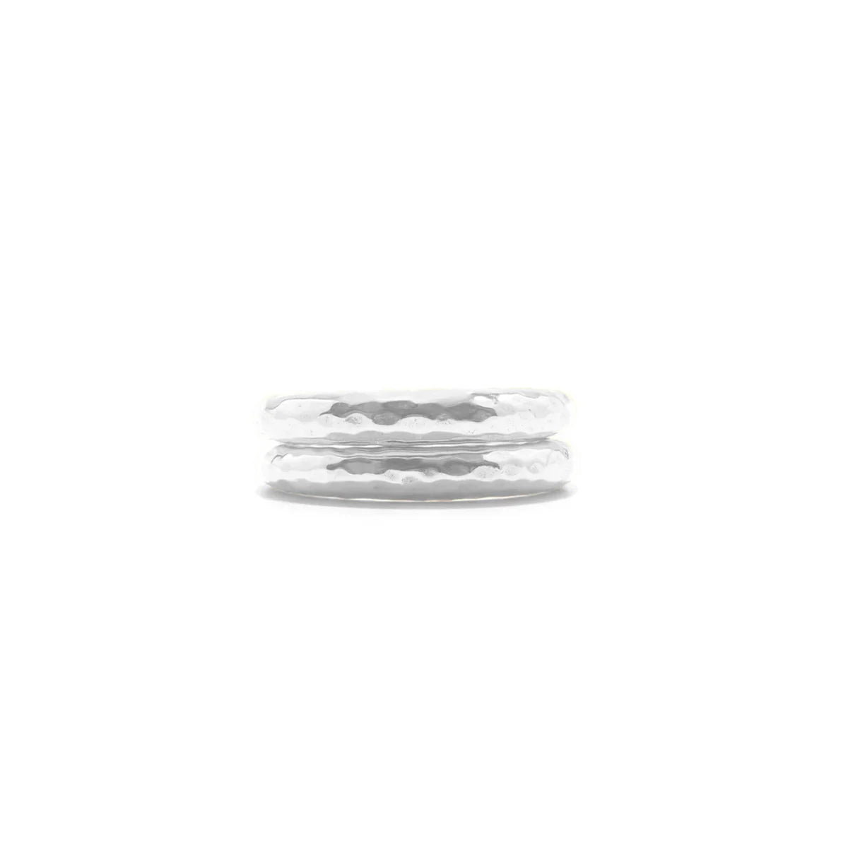 Capucine De Wulf Cleopatra Slice Stacking Ring Set - Silver *