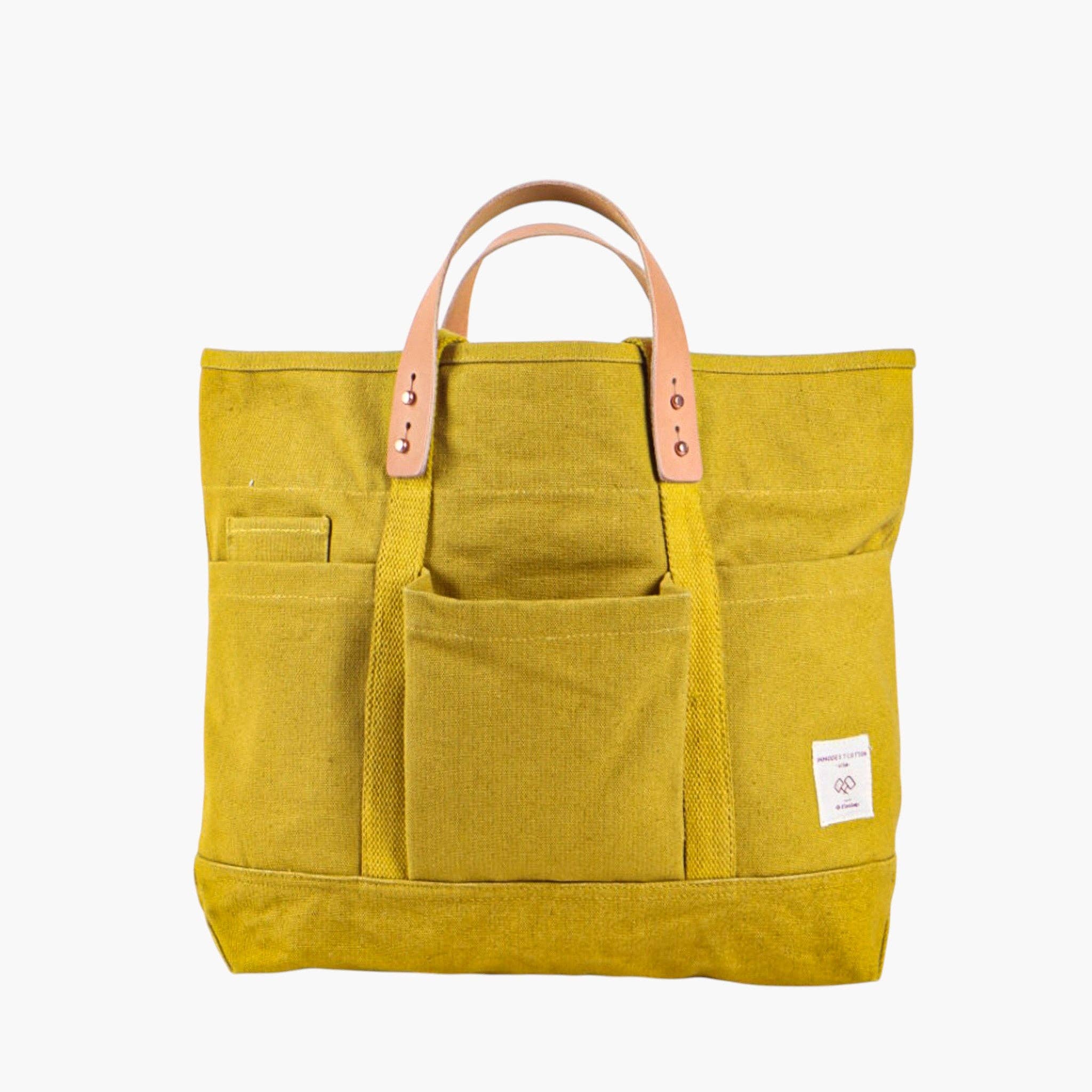 IMMODEST COTTON - Construction Tote | Chartreuse