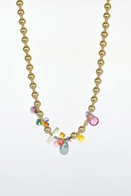 Load image into Gallery viewer, Abacus Row Moon Flower Necklace - No. 10
