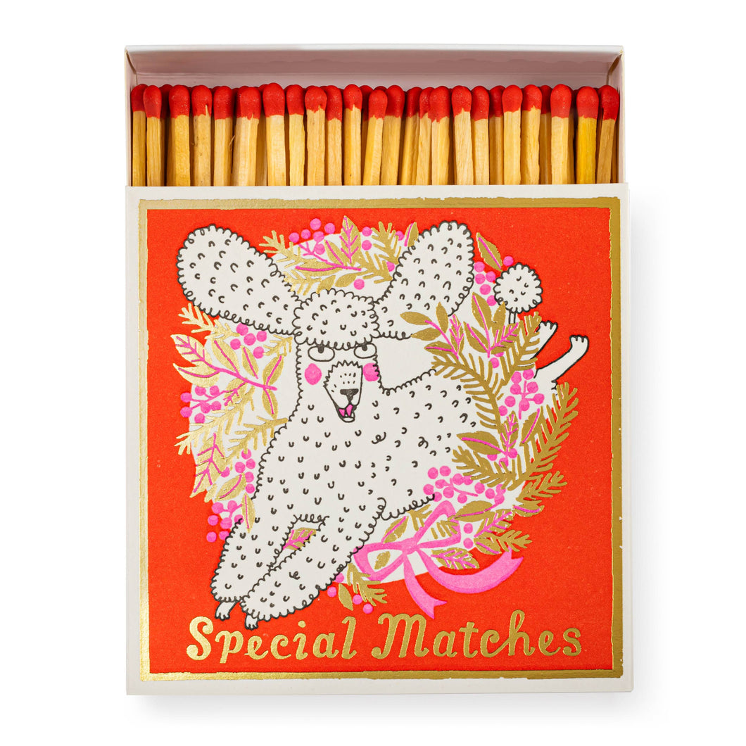 Archivist Gallery -  Poodle | Square - Christmas Safety Matches🎄