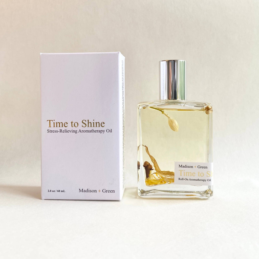 Madison + Green - "Time to Shine" - Aromatherapy Body Oil: Mini Traveler *