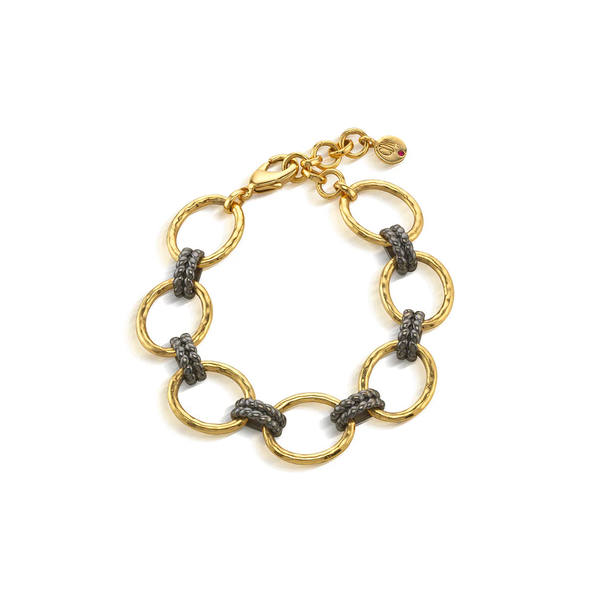 Capucine De Wulf Cleopatra Grande Link Bracelet - Gold/Midnight