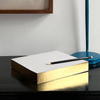 Wms&Co. Classic Edged Pads: Metallic Gold, Small Square