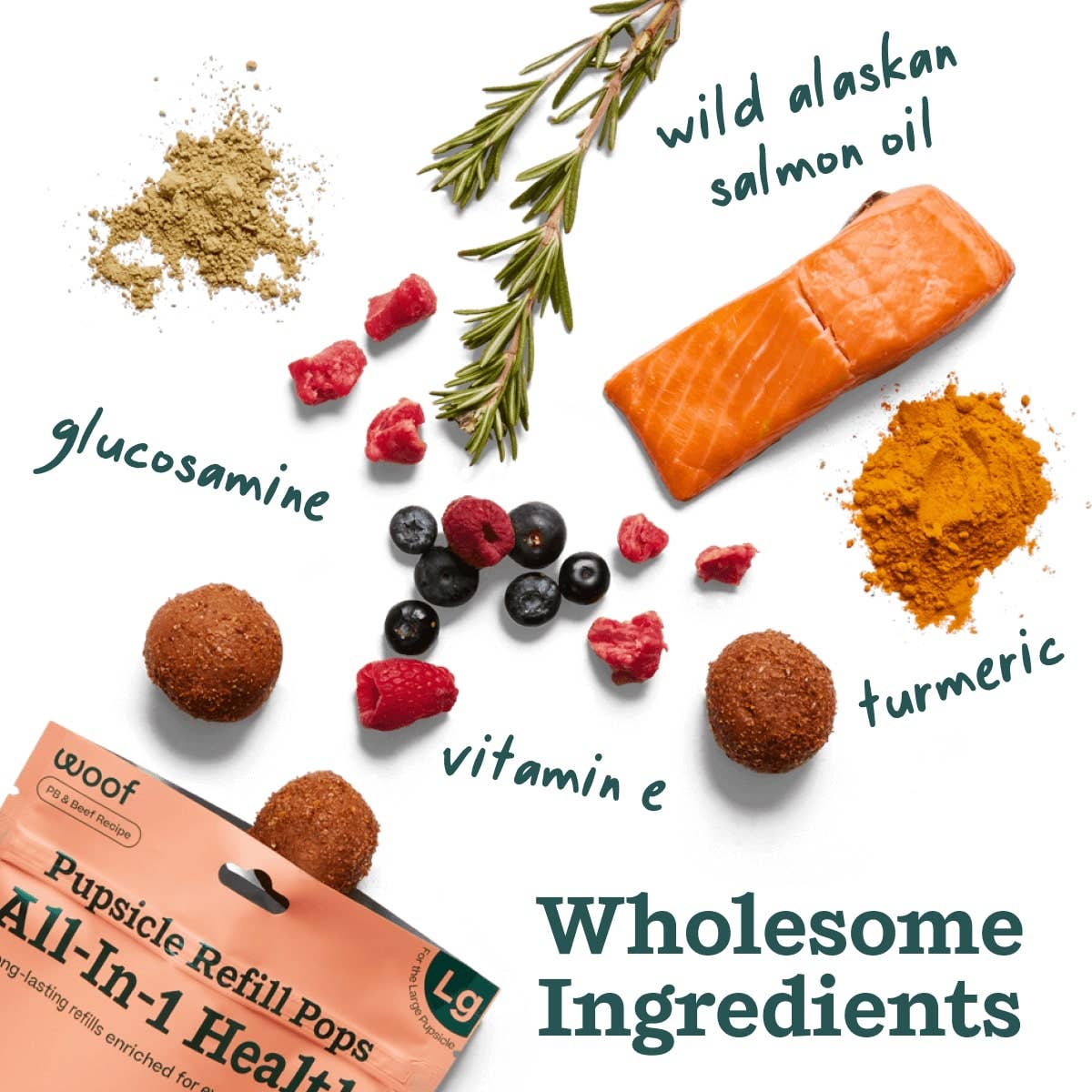 Woof - All-in-1 Wellness Pops: Extra Large