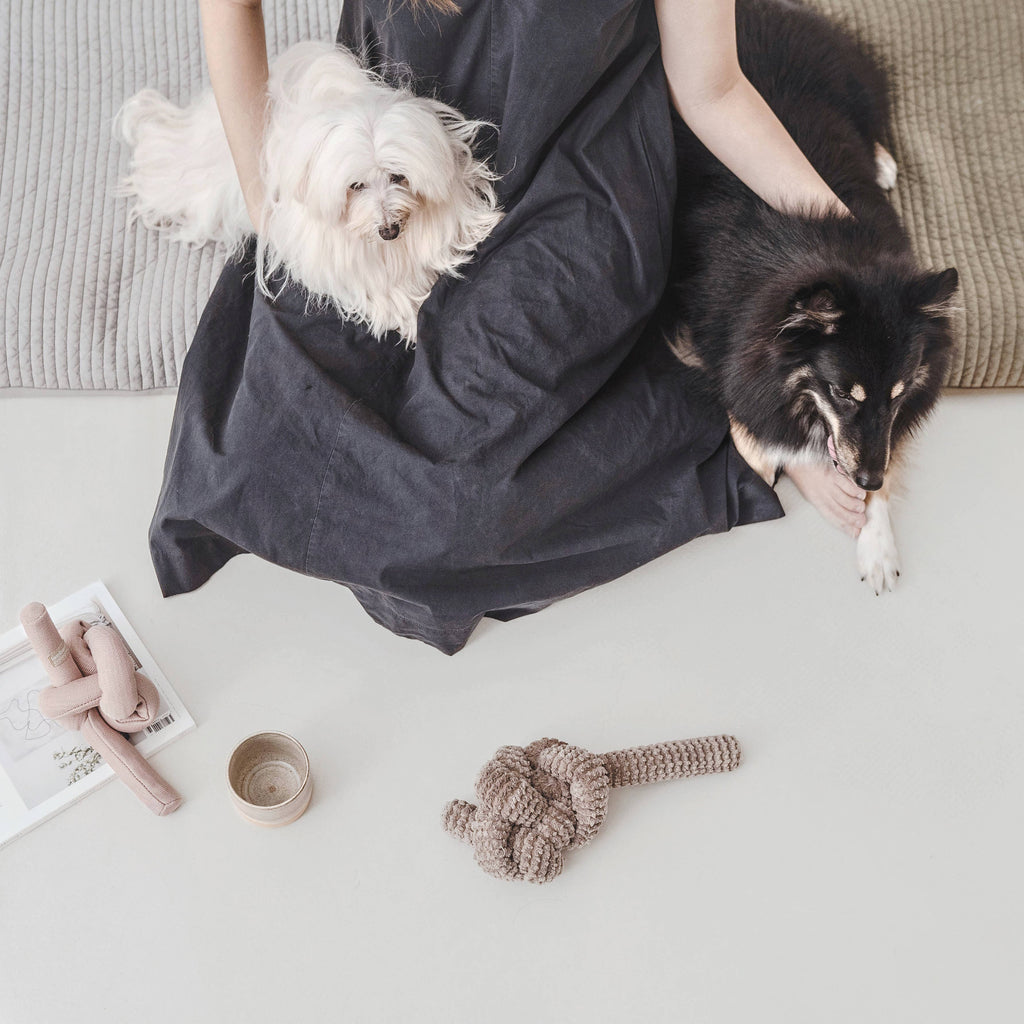 Lambwolf Collective - NOUNOU | Dogwood Flower with Squeakers // Enrichment Dog Toy