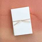 Wms&Co. Ivory Jotter Notebooks with Rose Gold Edging (Set of Two)