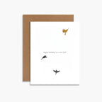 Souvenir Stationery - To A Rare Bird Happy Birthday Letterpress - Greeting Card
